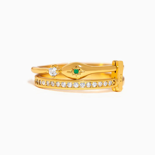 Serpent-tine Connecting Ring