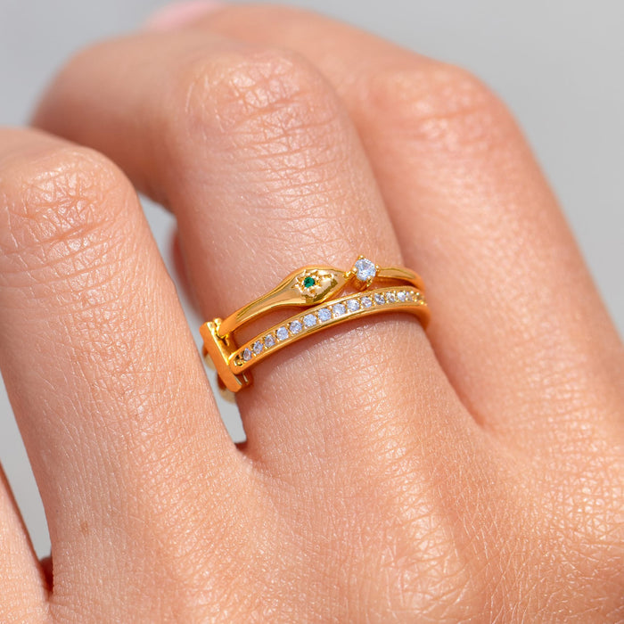 Serpent-tine Connecting Ring
