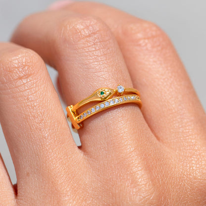 Serpent-tine Connecting Ring