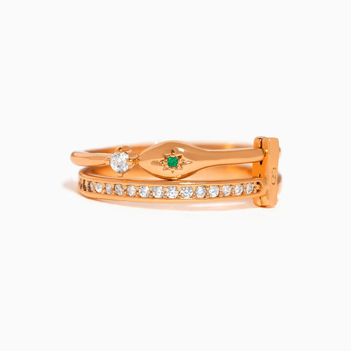 Serpent-tine Connecting Ring