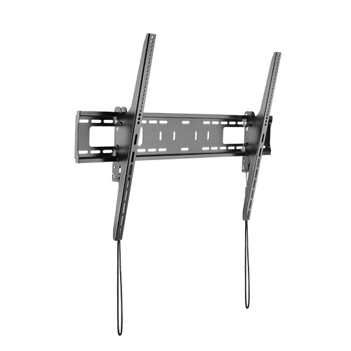 TV wall mount with adjustable arms on a white background
