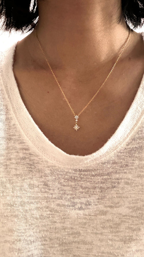 Shimmer necklace - Opal