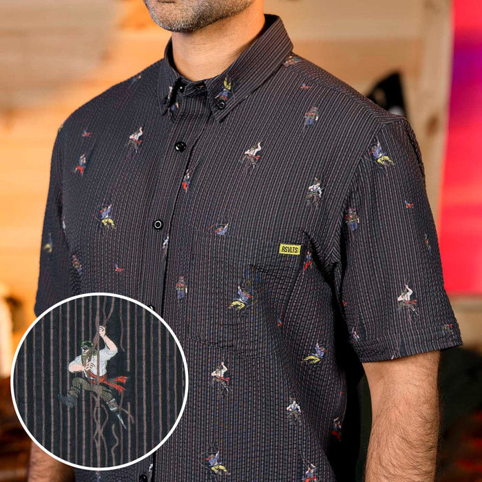 RSVLTS RSVLTS Short Sleeve Shirt Shiver Me Timbers – Stretch Seersucker Short Sleeve Shirt Shiver Me Timbers – Stretch Seersucker Short Sleeve Shirt