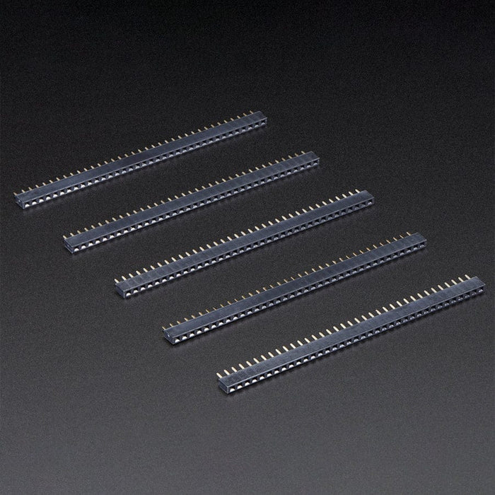 Short Female Headers 36-pin 2.54mm - Pack of 5 by The Pi Hut - The Pi Hut