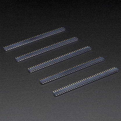 Short Female Headers 36-pin 2.54mm - Pack of 5 by The Pi Hut - The Pi Hut