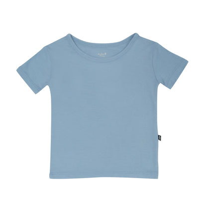 Shirt from the Short Sleeve Bamboo Pajama Set in Slate