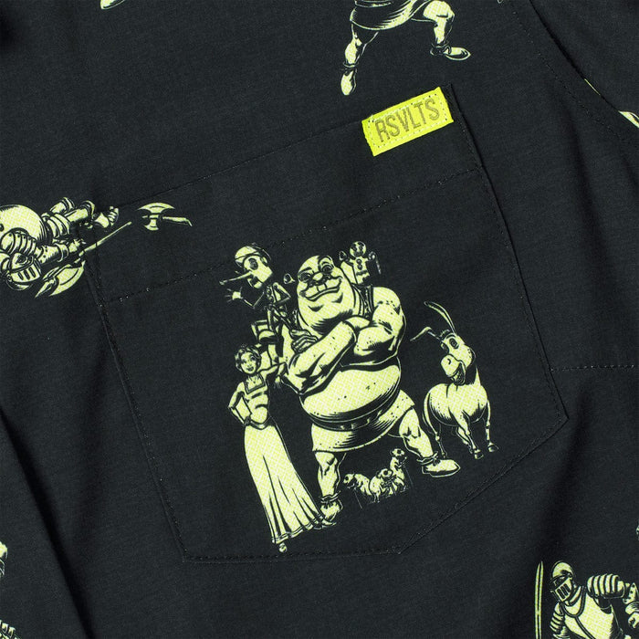 RSVLTS Shrek Women's Short Sleeve Shirt Shrek "Ogre Fight" Women's – KUNUFLEX Short Sleeve Shirt