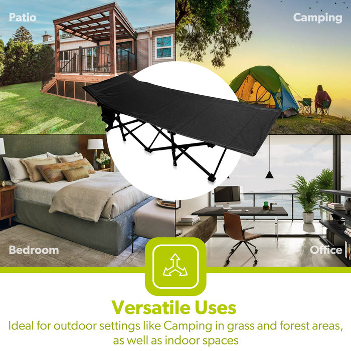 Single Mesh Folding Outdoor and Camping Bed