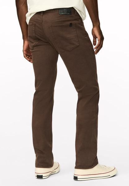 Six Men's Straight Freedom Flex Pants, Chocolate Martini - BM22939