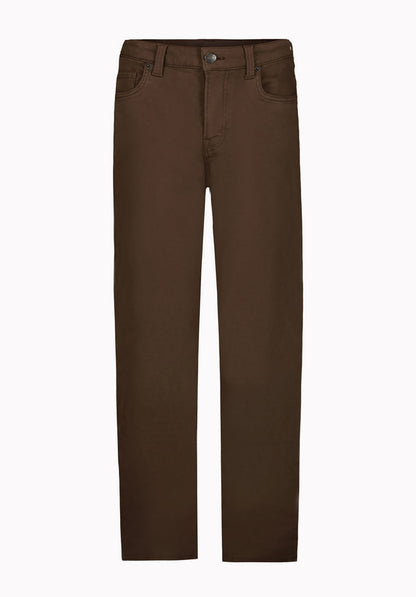 Six Men's Straight Freedom Flex Pants, Chocolate Martini - BM22939