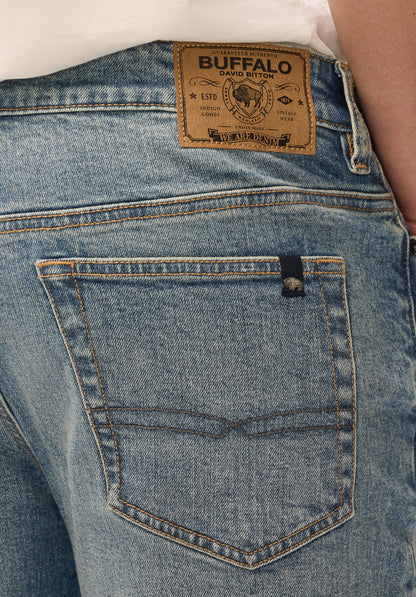 Buffalo Men Jeans Navy Denim Denim Pants Stretch