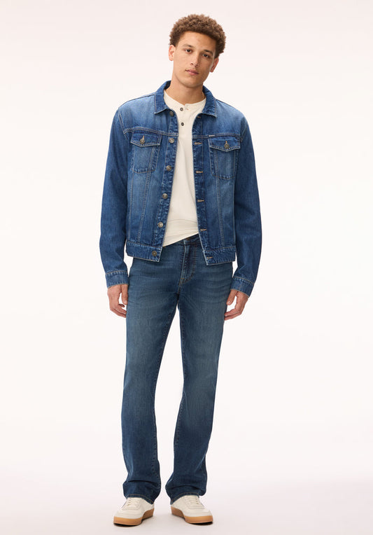 Buffalo Men Jeans Navy Denim Denim Pants Stretch