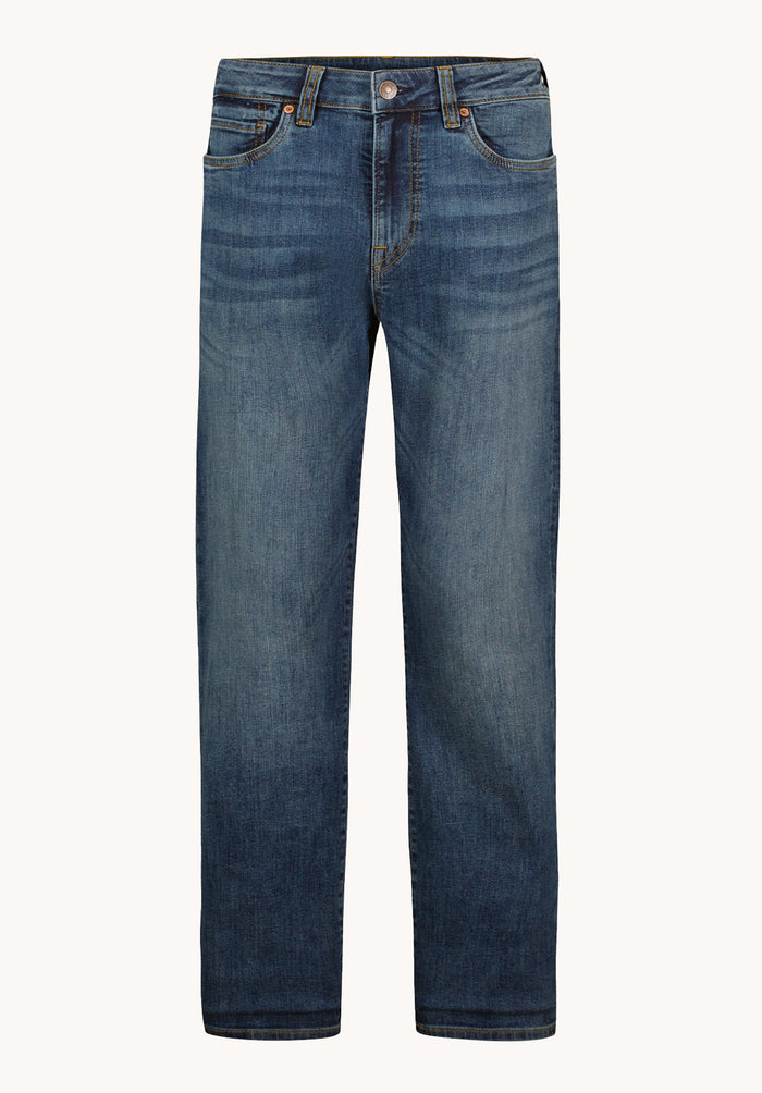 Buffalo Men Jeans Navy Denim Denim Pants Stretch