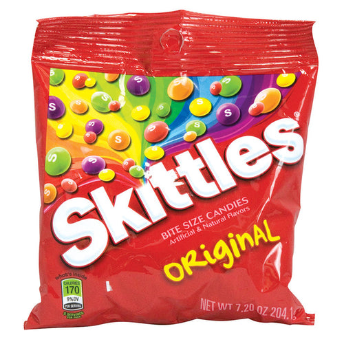 Skittles Original Candy Peg Bag - 12 Count