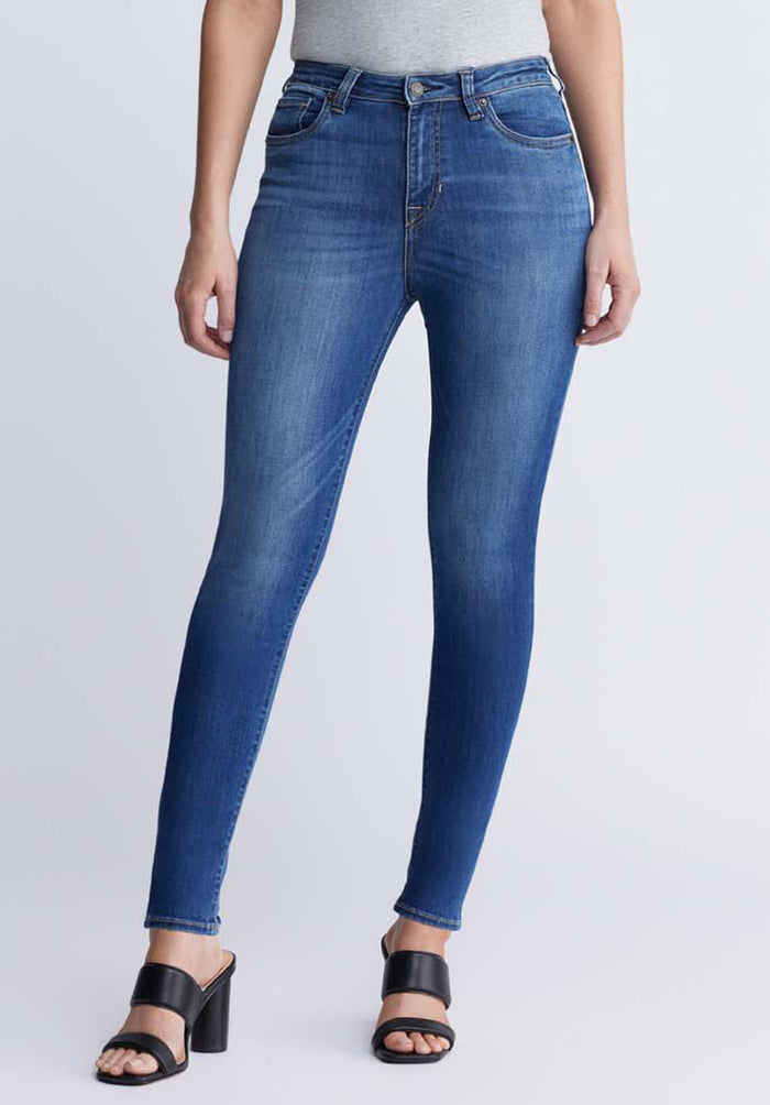 Buffalo Women Jeans Blue Denim Denim Pants Stretch