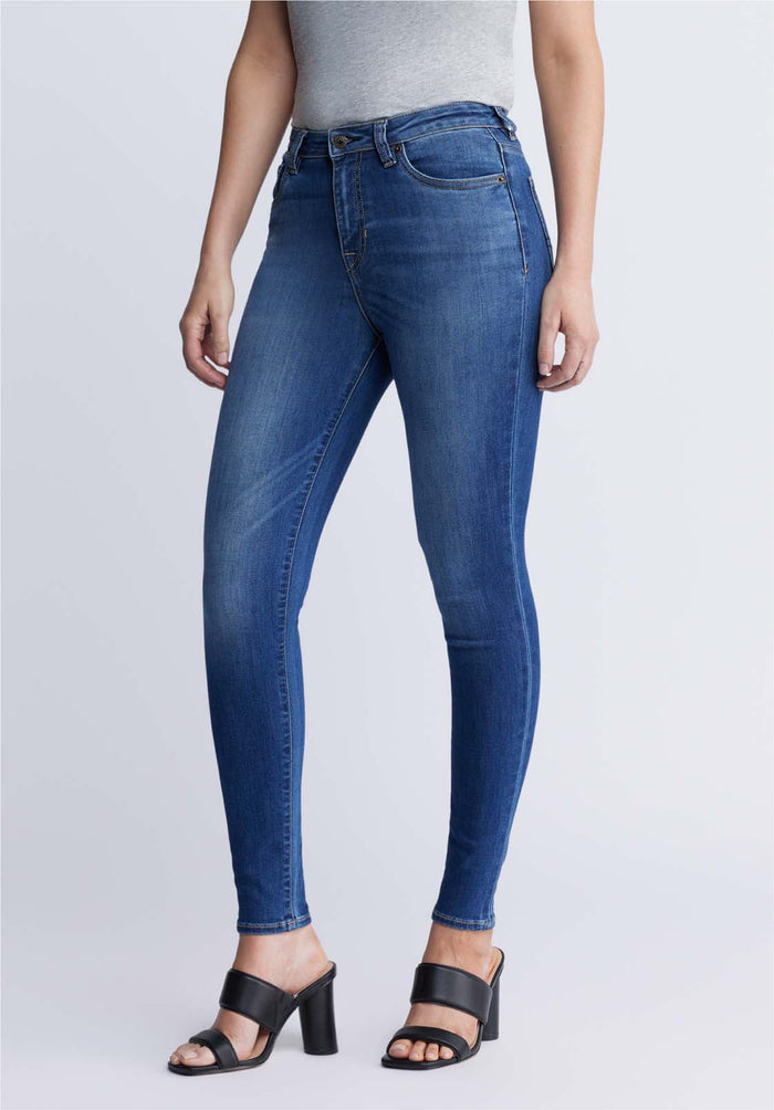 Buffalo Women Jeans Blue Denim Denim Pants Stretch