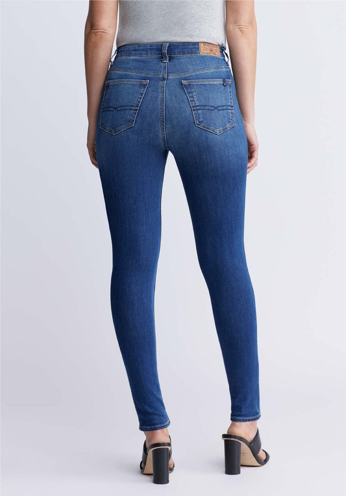 Buffalo Women Jeans Blue Denim Denim Pants Stretch