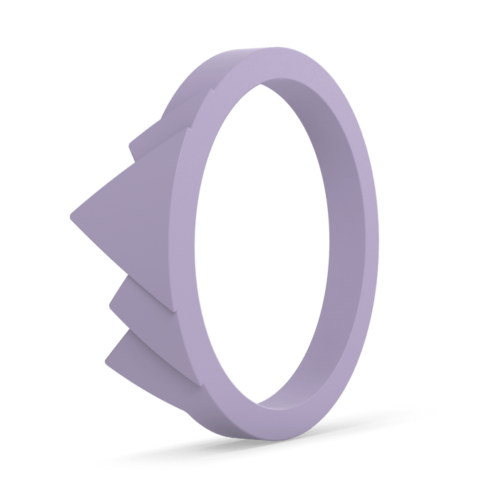 Skyline Accent Silicone Ring - Lavender Mist