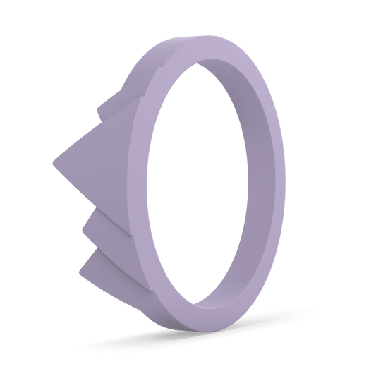 Skyline Accent Silicone Ring - Lavender Mist