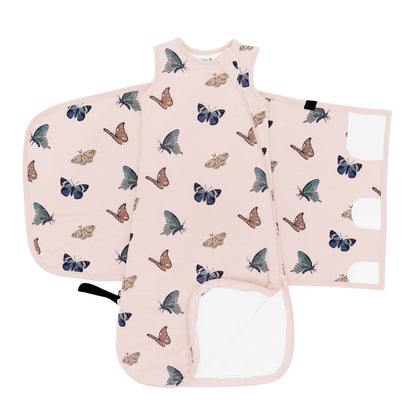 Kyte Baby Sleep Bag Swaddler Blush Butterfly / XS Sleep Bag Swaddler in Blush Butterfly