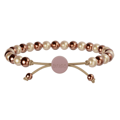 6mm Beaded Bracelet - Golden Duo