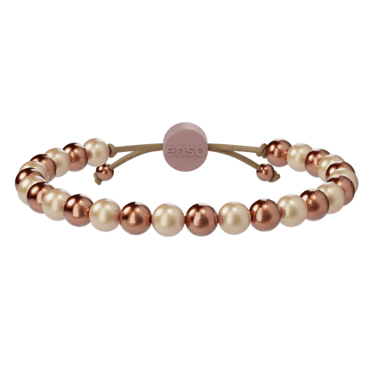 6mm Beaded Bracelet - Golden Duo