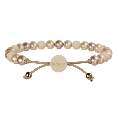 6mm Beaded Bracelet - Golden Trio