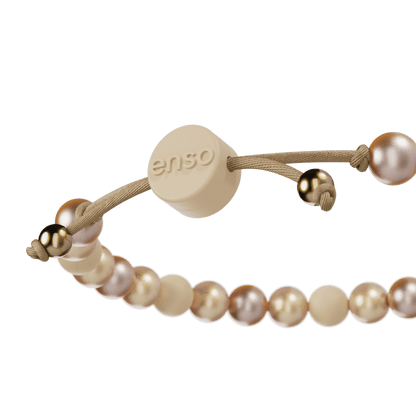 6mm Beaded Bracelet - Golden Trio