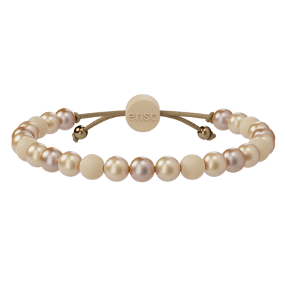 6mm Beaded Bracelet - Golden Trio