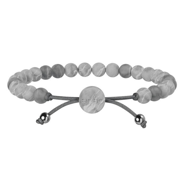 6mm Beaded Bracelet - Marble