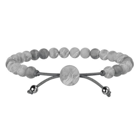 6mm Beaded Bracelet - Marble