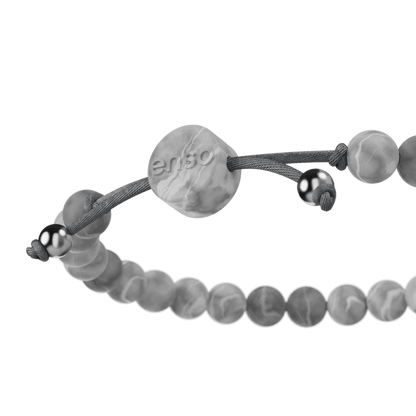 6mm Beaded Bracelet - Marble