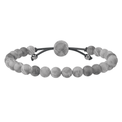 6mm Beaded Bracelet - Marble