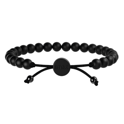 6mm Beaded Bracelet - Obsidian