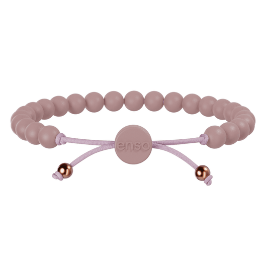 6mm Beaded Bracelet - Pink Sand