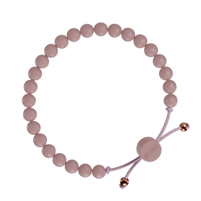 6mm Beaded Bracelet - Pink Sand