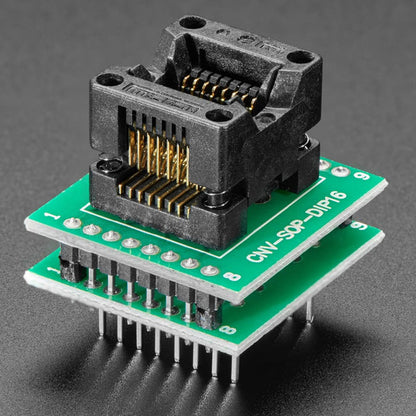 SMT Test Socket - SOIC-16 Narrow Breakout by Adafruit - The Pi Hut