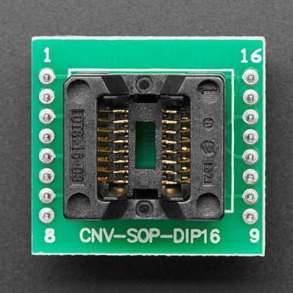 SMT Test Socket - SOIC-16 Narrow Breakout by Adafruit - The Pi Hut