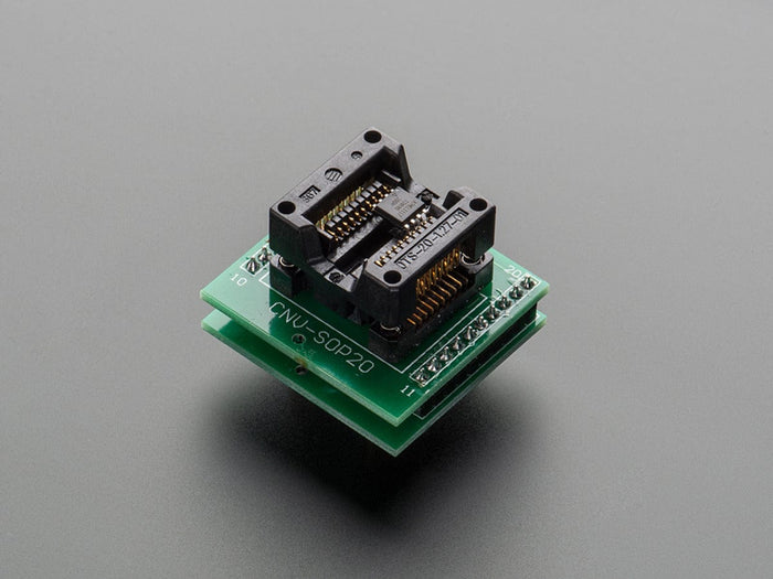 SMT Test Socket - SOIC-20 Medium Breakout [Discontinued] by The Pi Hut - The Pi Hut