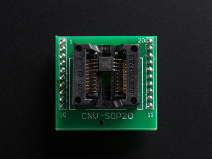 SMT Test Socket - SOIC-20 Medium Breakout [Discontinued] by The Pi Hut - The Pi Hut