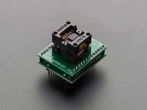 SMT Test Socket - TSSOP-28 Breakout [Discontinued] by The Pi Hut - The Pi Hut