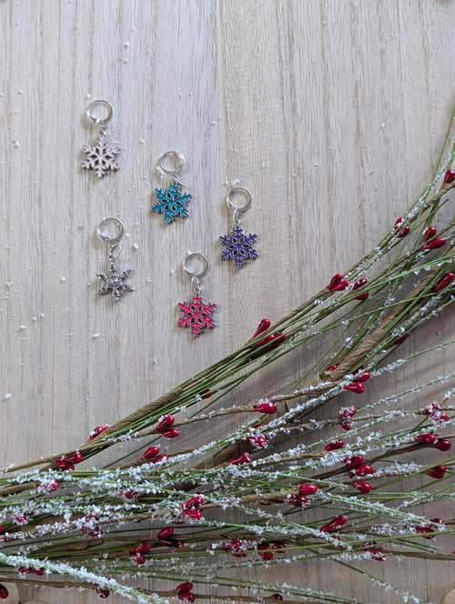 Snowflake Stitch Marker Set