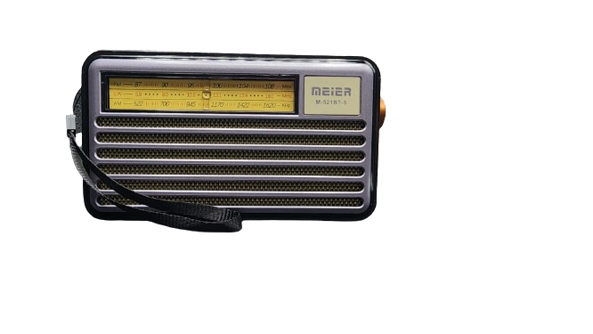 Solar Powered Retro Radio With Bluetooth Speaker