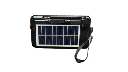 Solar Powered Retro Radio With Bluetooth Speaker