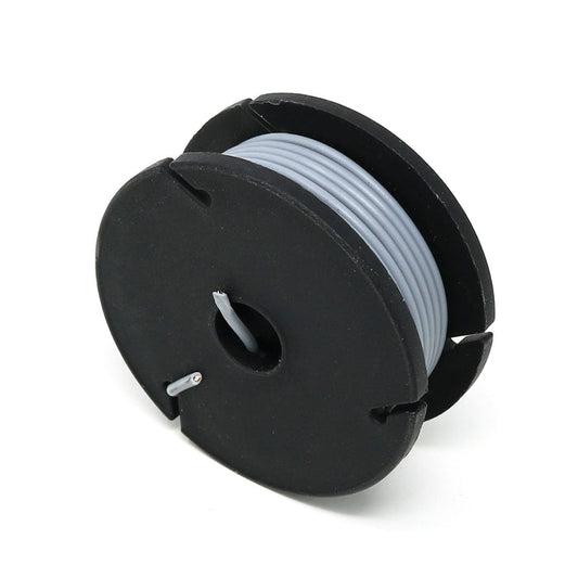 Solid-Core Wire Spool - 7.5m 22AWG - Grey by The Pi Hut - The Pi Hut