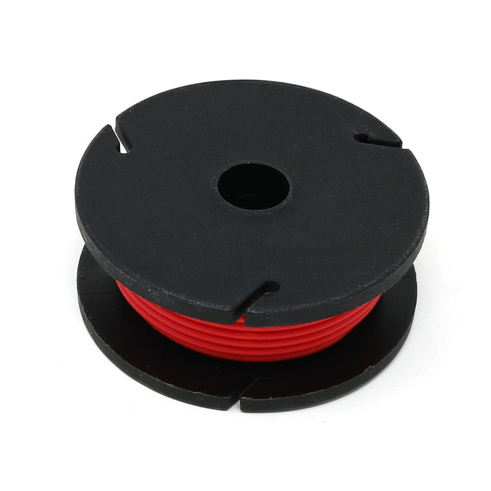 Solid-Core Wire Spool - 7.5m 22AWG - Red by The Pi Hut - The Pi Hut
