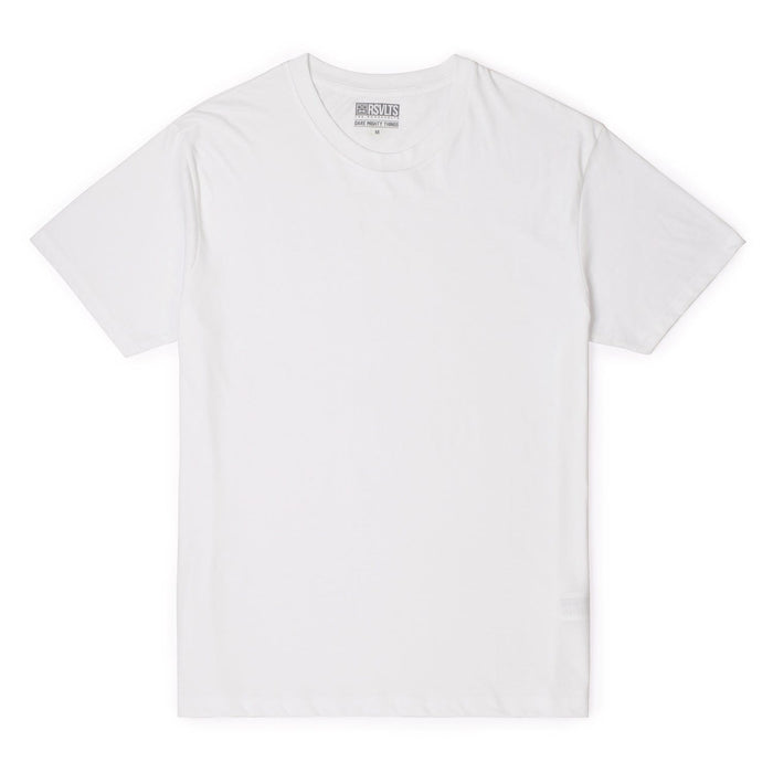 RSVLTS RSVLTS Crewneck T-shirt Solid White – Crewneck Tee
