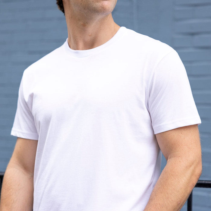 RSVLTS RSVLTS Crewneck T-shirt Solid White – Crewneck Tee