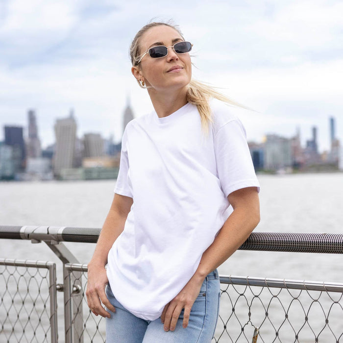 RSVLTS RSVLTS Crewneck T-shirt Solid White – Crewneck Tee