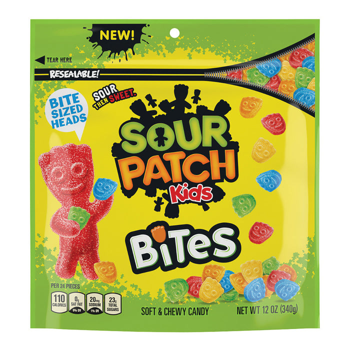 Sour Patch Bites Sour Gummy Candy - 12 Count